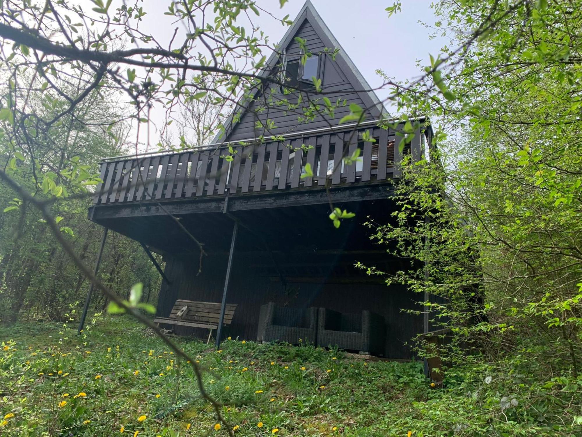 Heerlijk Vakantiehuis In Bos Bij Durbuy Bagian luar foto